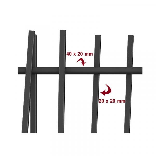 FR Fence or Railing Bamboo Style Panels and Profile Post B 1