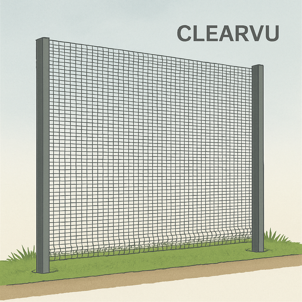 ClearVu fencing mock up