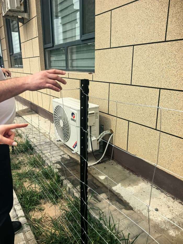 Inspecting Fencing Solutions Right Outside Our Office