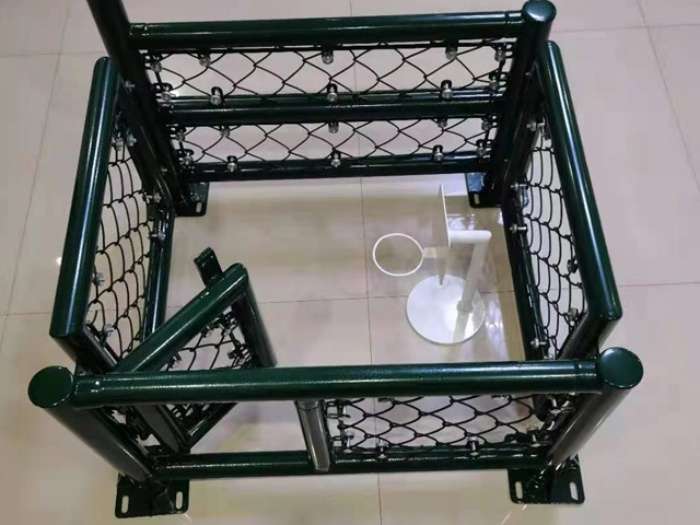 Dark Green Chain-Link Fencing