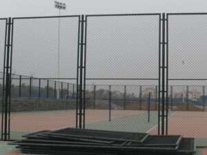 fencing around football fields