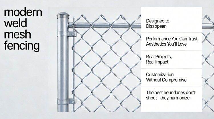 Weld Mesh Fencing for Architects: Where Security Meets Design