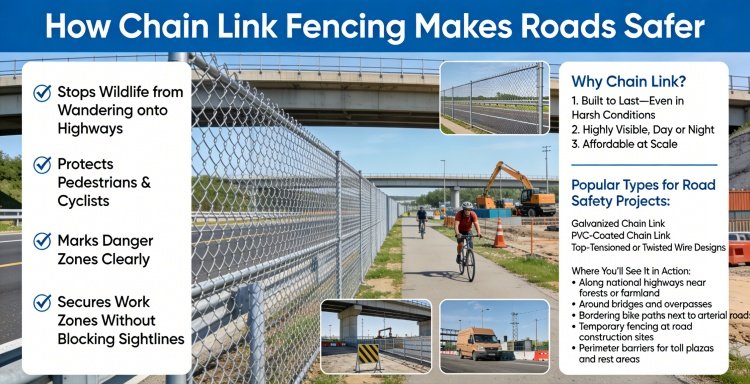 Chain Link Fencing for Safer Roads: The Smart, Visible & Durable Choice