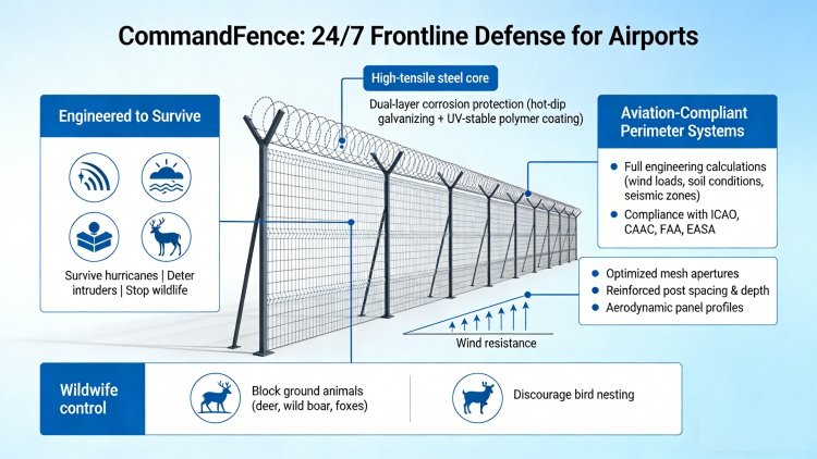 Why Airport Fencing Is Engineering—Not Just Iron
