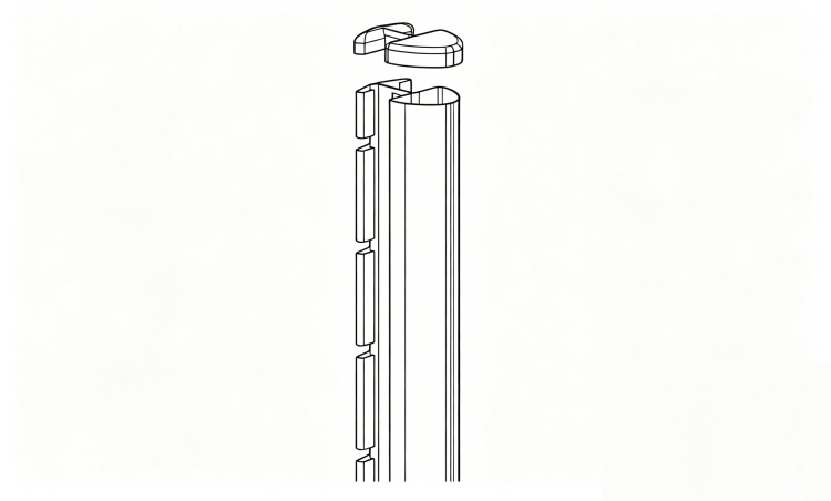 2DG metal fence installation