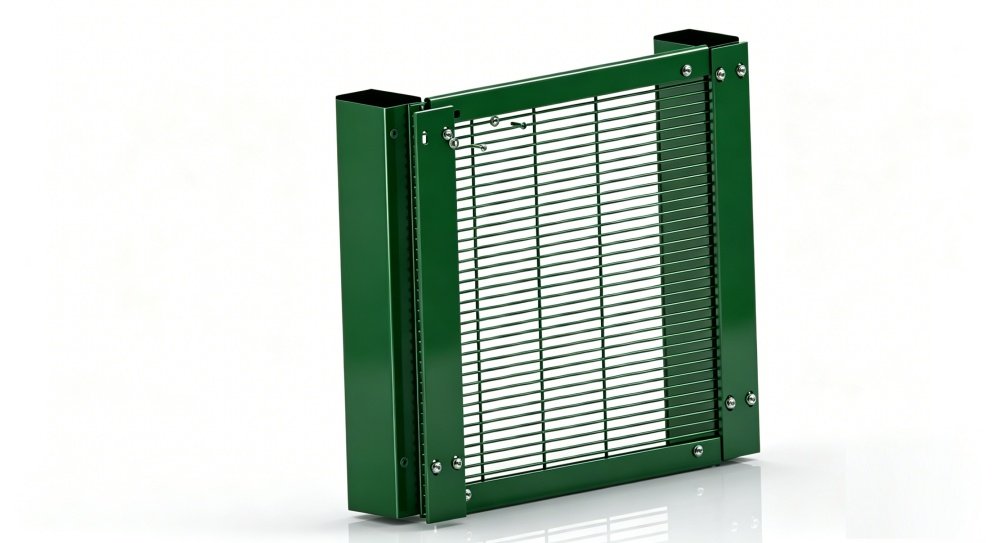 358F 2D Metal Fence Mesh & Profiled Posts C / Clear View Fence