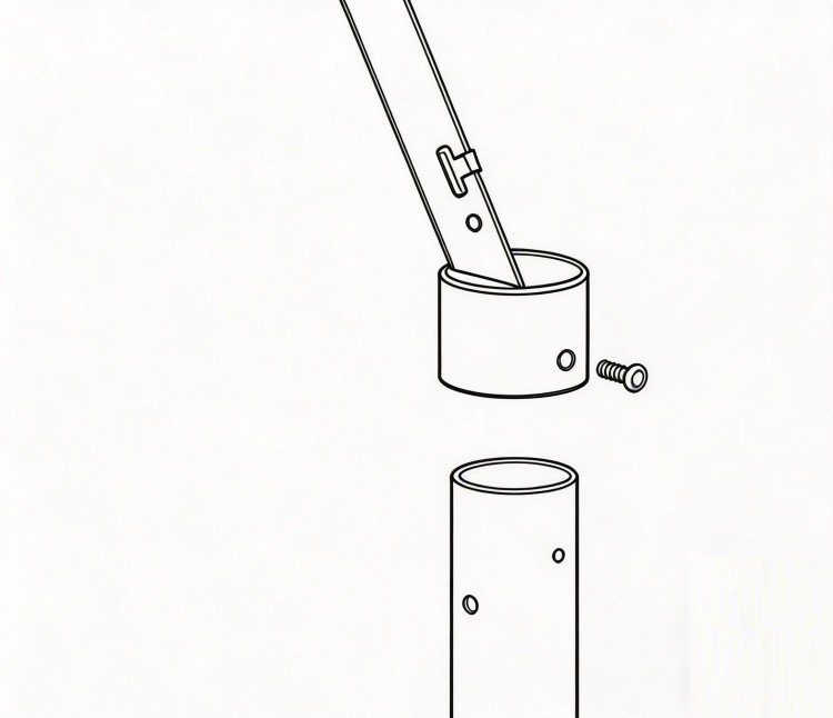 Assemble the Post Elbow Fittings
