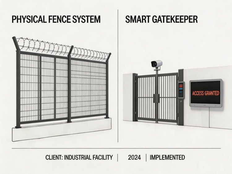 Perimeter physical protective fence case study + integrated smart gatekeeper solution_Project Case Study