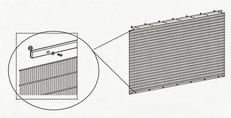 Mesh Panel Installation