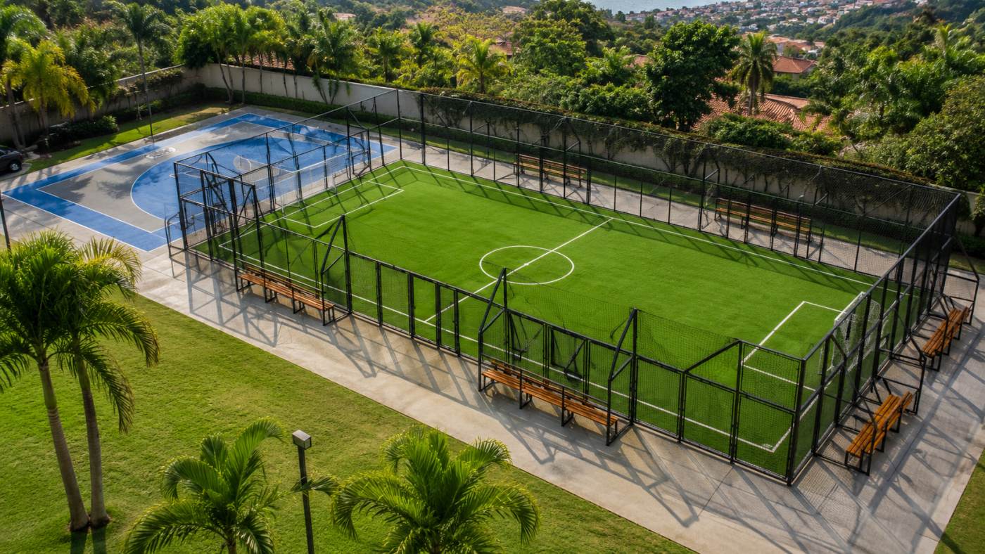 Brazilian Sports Field Fencing Project-Renderings