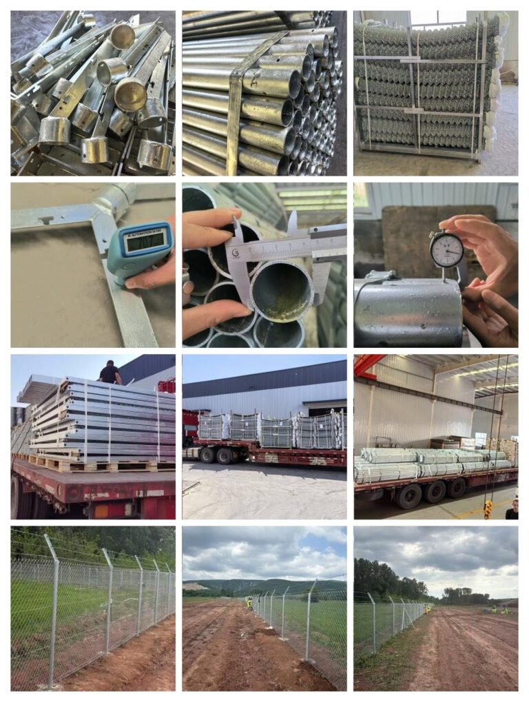 10MW PV Power Station Perimeter Fencing Design Case