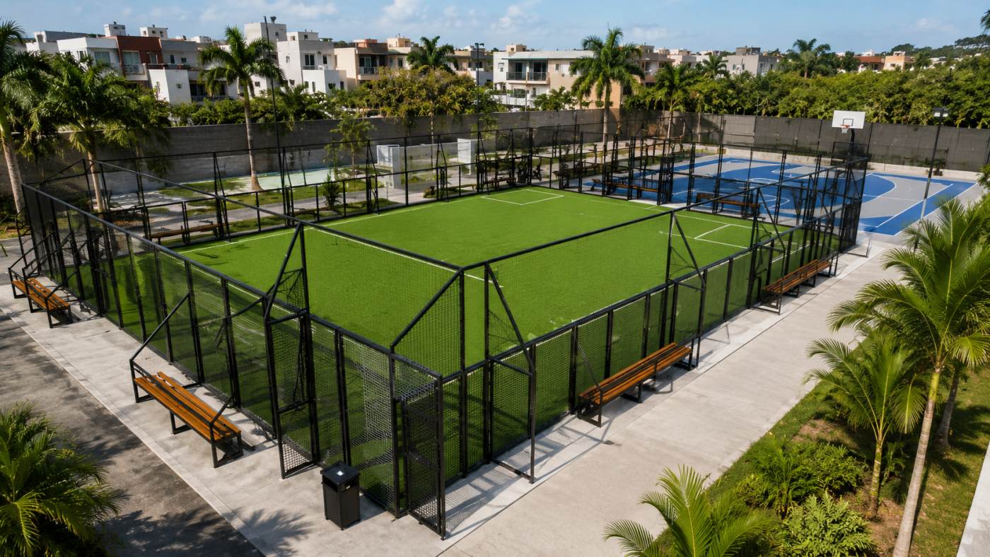 Brazilian Sports Field Fencing Project-Renderings
