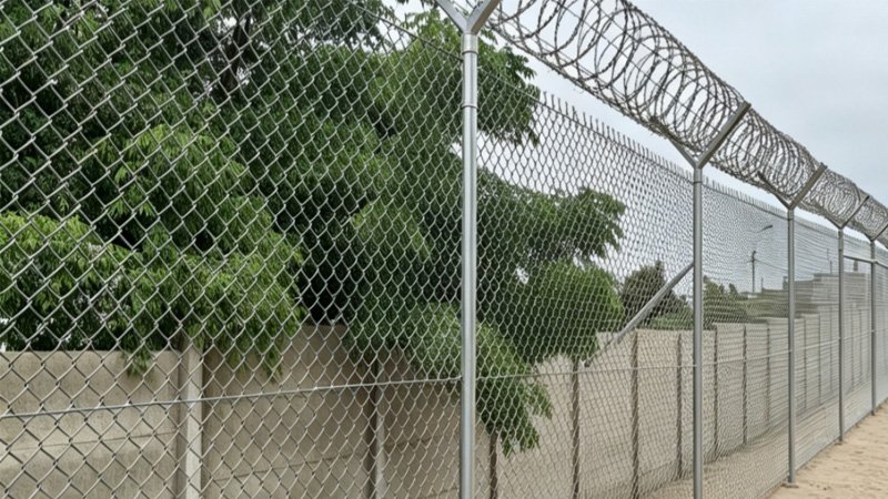 BS/EN HDG chain link fencing