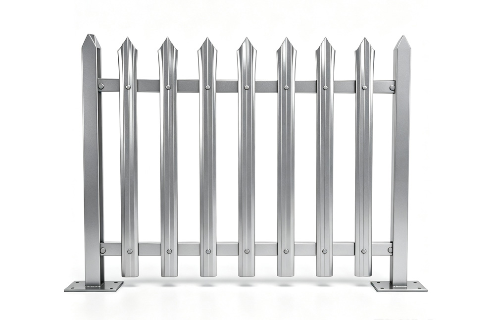 Palisade de acero galvanizado de alta seguridad Fence Panel