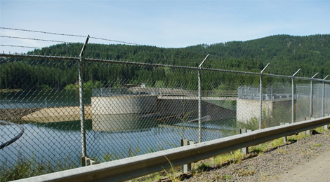 Hydropower Station Perimeter Fencing by Security Zone