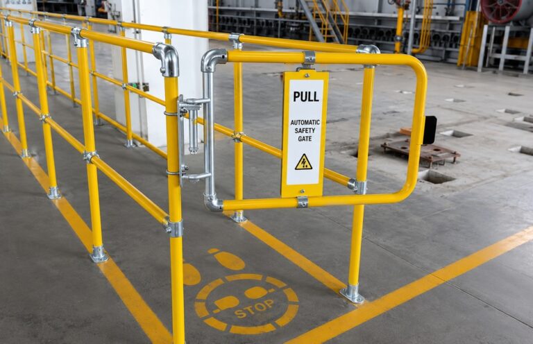 Modular Pipe<br>Fitting Safety Guardrail System