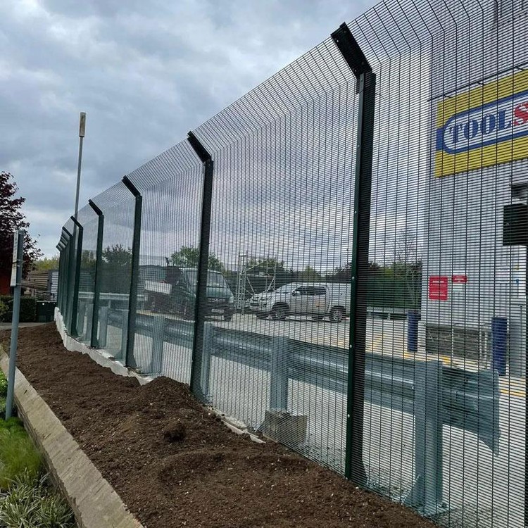 358 anti-climb fence with dense small mesh openings