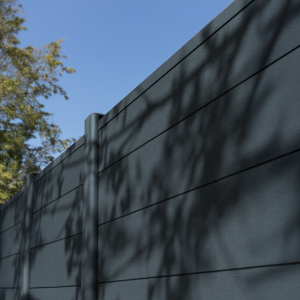 2DG Aluminum Slat Fence Panel & Profiled Posts B.jpg2