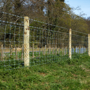 2DR Agricultural Ring Lock Fence Panel Rollable & Profiled Posts R 1