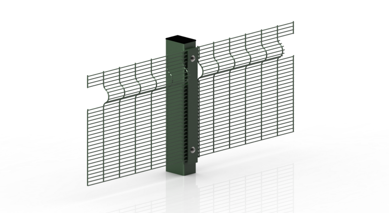 358F 3D Metal Fence Mesh & Profiled Posts C