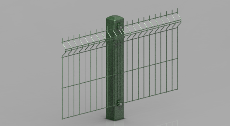 3DF V Bend Double Horizontal Wire Fence_