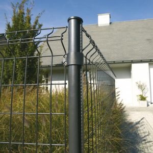 3DT Double Cross Wire V Bend Fence & Profiled Posts C 1