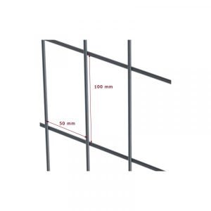 3DT Double Cross Wire V Bend Fence & Profiled Posts C 5