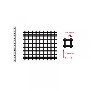 4D 358F style square mesh double layer fence panel & Profiled Posts C 3