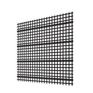 4D 358F style square mesh double layer fence panel & Profiled Posts C