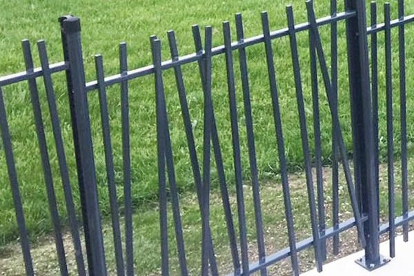 FR Fence or Railing Bamboo Style Panels and Profile Post B 5