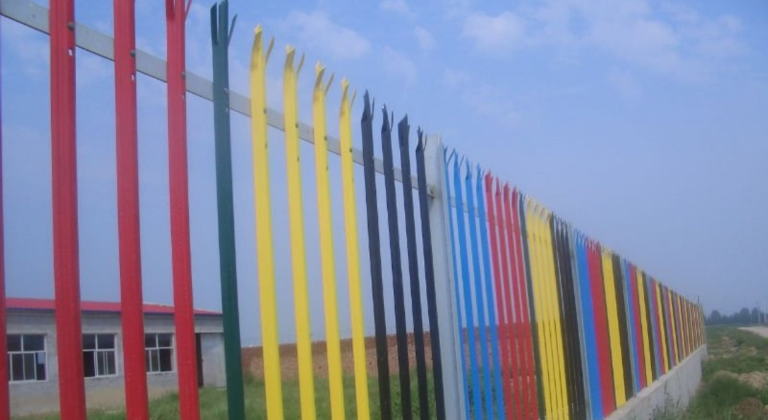 Galvanized-Steel-Palisade-Fence-Fencing
