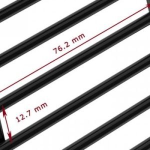 Small mesh size clear view fence