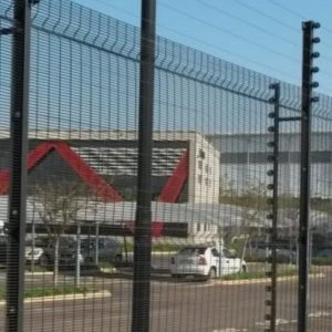 Small mesh size clear view fence