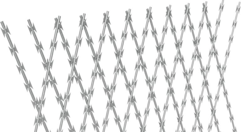 welded razor wire mesh